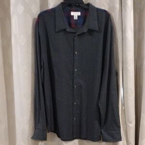 Calvin Klein Charcoal Button Down Shirt